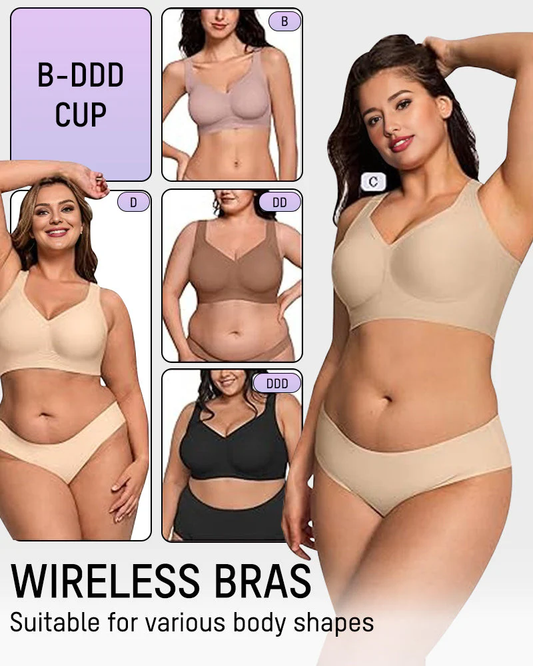 Comfortabele Draadloze Full Coverage Jelly Gladmakende Bh