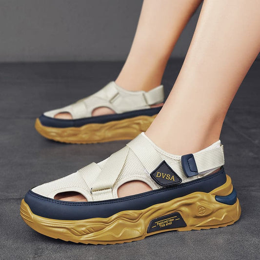 Heren antislip sport sandalen met gesloten teen(68% UIT)