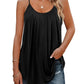 ✨Dames tanktop met spaghettibandjes en plooien (KOOP 2 GRATIS VERZENDING)