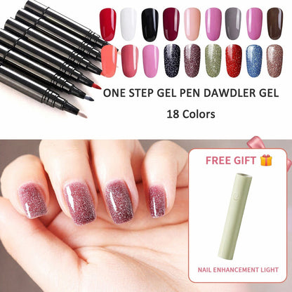 🔥【DAILY DEAL】💦 DIY Gelnagelpen Set | Niet-giftig & Geurarm 🌿 | Gemakkelijk te Verwijderen | 2 Stuks + Lamp | HALF PRICE TODAY 🚀