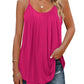✨Dames tanktop met spaghettibandjes en plooien (KOOP 2 GRATIS VERZENDING)