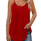 ✨Dames tanktop met spaghettibandjes en plooien (KOOP 2 GRATIS VERZENDING)