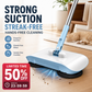 💥【LIMITED TIME 50% OFF】🔥 Handmatige 360° Veegmop | Stil & Snoerloos | RVS Verstelbare Steel | Droog/Nat Gebruik | Voor Harde Vloeren