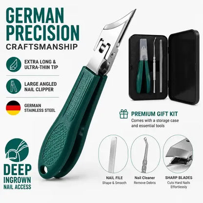 ⏳ FLASH SALE! ✨ Speciale Knipschaar voor Dikke Nagels | Anti-Knijp Ontwerp 🦶 | Schuin Mes voor Precisie | HALF PRICE 🎉