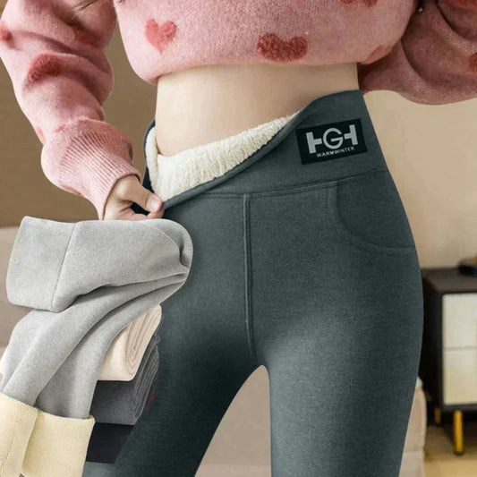 💥Uitverkoop 49% korting💕Modieuze thermische kasjmier slim-broek voor dames