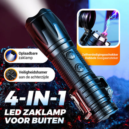 🔦【2-in-1 SUPER ZAKLAMP】NU 50% KORTING! Oplaadbare Zaklamp + Boogaansteker – Noodhulp & Outdoor Musthave! ⚡🔥
