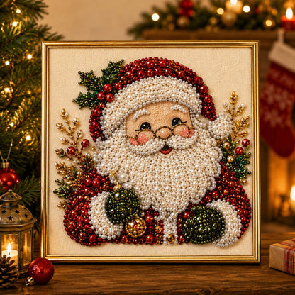 💥【LIMITED TIME 50% OFF】🔥 Kerst Diamantschilderij Set | 5 Klassieke Ontwerpen (Kerstman/Boom/Rendier/Krans/Sok) | 3D Reliëfparels | Inclusief Gouden Lijst | Met Plaatsingspen + Sorteerbakje | Perfect voor Ouder & Kind