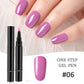 💥【50% OFF】🔥 3-in-1 One Step Gel Pen Set | Geen Primer/Topcoat Nodig | LED/UV Uitharding in 60 Seconden | 18 Kleuren, 15-30 Dagen Houdbaar | Incl. 2 Gel Pennen + Draagbare UV Lamp | Salonkwaliteit Thuis 💅