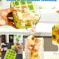 💥【50% OFF】🔥 Push-Up IJsblokjesvorm | Druk & Pop, Perfecte IJsblokjes | Food-grade PP+Silicone, BPA-vrij | Valbestendig & Vorstbestendig | Stapelbaar, Ruimtebesparend | Klein 16,3cm / Groot 21,7cm | Wit/Groen | Direct Rietje Erbij Voor IJskoude Drank 🧊
