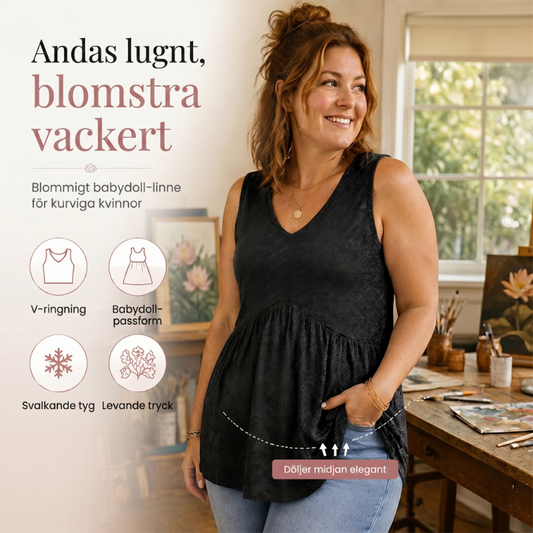 ⏰Hot Sale 50% korting🎁 Casual V-hals Bloemige Ruffels Mouwloze Top voor dames