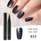 💥【50% OFF】🔥 3-in-1 One Step Gel Pen Set | Geen Primer/Topcoat Nodig | LED/UV Uitharding in 60 Seconden | 18 Kleuren, 15-30 Dagen Houdbaar | Incl. 2 Gel Pennen + Draagbare UV Lamp | Salonkwaliteit Thuis 💅