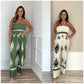 Tube Top Jarretel Jumpsuit