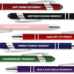 🔥Laatste Dag Aanbieding 50% KORTING💝Grappige Stressverlichtende Dagelijkse Quotes Metal Ballpoint Pen Set (7 stuks) | 🎁Kantoor Kerstmis Cadeau-uitwisseling