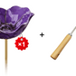 💖 Koop 2 = Krijg 1 Gratis – Handgemaakte Metalen Bloemensteker voor Tuin | Sfeervolle Decoratie voor Balkon, Terras & Tuin 🐦🌿