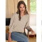 🔥Hot Sale 50% KORTING💝✨Dames Casual Blouses met 3/4 Mouwen en Gesmokte Manchetten