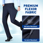 Ademende en comfortabele stretch casual broek voor heren
