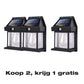 🎅 Exclusief Sinterklaasvoordeel!50% KORTING✨Nieuwe zonnewandlamp voor buitengebruik