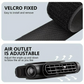 ❄️Zomeraanbieding: ￡19,99❄️Dual Turbo USB-autostoelventilator - krachtige ventilator met kussen voor achterin