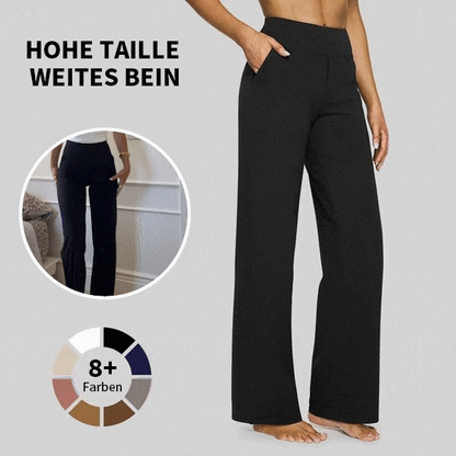 🎁 Laatste dag 49% korting 🔥 Loszittende high-waist business casual broeken en yogabroeken