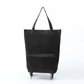 💥【LIMITED TIME 50% OFF】🔥 Opvouwbare Boodschappentas met Wieltjes | Ritssluiting Verstelbaar | Wegklapbare Wieltjes | Oxford Stof + Metalen Steun | 20 kg Draagkracht | Groen