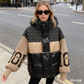 🎁 Hot Sale 50% KORTING 🔥Dames Patchwork Gebreide Mouw Capuchon Pufferjack | Gratis Express Levering✈️