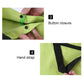💥【LIMITED TIME 50% OFF】🔥 Opvouwbare Boodschappentas met Wieltjes | Ritssluiting Verstelbaar | Wegklapbare Wieltjes | Oxford Stof + Metalen Steun | 20 kg Draagkracht | Groen