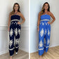 Tube Top Jarretel Jumpsuit