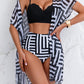 💛Zomeruitverkoop - 50% korting💛Dromerige badmode met bandjes en omslagdoek