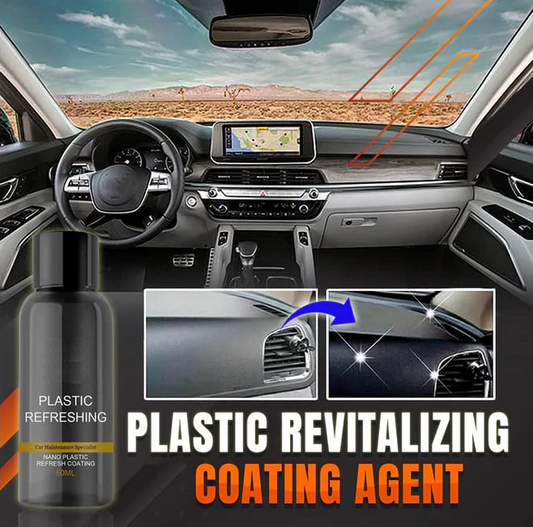 All-in-One Auto Plastic Revitalizer | Voor Bumpers, Dashboards, Bekleding | Droogt Snel & Niet-Vettig