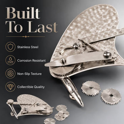 💥【LIMITED TIME 50% OFF】🔥 Vintage Precisie Stippelpen Set | Mechanisch Stippellijn Gereedschap | Verwisselbare Wieltjes | Volledig Metalen Behuizing | Verzamelkwaliteit | Voor Ingenieurs & Architecten
