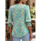 🔥Hot Sale 50% KORTING💝✨Dames Casual Blouses met 3/4 Mouwen en Gesmokte Manchetten