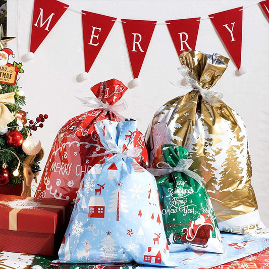 Kerst Hot Sale🔥-Trekkoord Cadeautassen