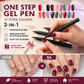 💥【50% OFF】🔥 3-in-1 One Step Gel Pen Set | Geen Primer/Topcoat Nodig | LED/UV Uitharding in 60 Seconden | 18 Kleuren, 15-30 Dagen Houdbaar | Incl. 2 Gel Pennen + Draagbare UV Lamp | Salonkwaliteit Thuis 💅