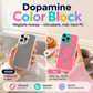 💥【LIMITED TIME 50% OFF】🔥 iPhone 17 Pro Max Dopamine Color Block MagSafe Hoesje | Ultraslank Mat Hard PC | Vingerafdrukvrij & Valbescherming | Trendy Kleuren