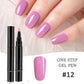 💥【50% OFF】🔥 3-in-1 One Step Gel Pen Set | Geen Primer/Topcoat Nodig | LED/UV Uitharding in 60 Seconden | 18 Kleuren, 15-30 Dagen Houdbaar | Incl. 2 Gel Pennen + Draagbare UV Lamp | Salonkwaliteit Thuis 💅