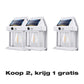 🎅 Exclusief Sinterklaasvoordeel!50% KORTING✨Nieuwe zonnewandlamp voor buitengebruik
