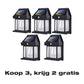 🎅 Exclusief Sinterklaasvoordeel!50% KORTING✨Nieuwe zonnewandlamp voor buitengebruik