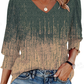 🔥Hot Sale 50% KORTING💝✨Dames Casual Blouses met 3/4 Mouwen en Gesmokte Manchetten
