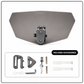🔥【DAILY DEAL】💦 Universele Windscherm Deflector | Past op BMW/Honda/Kawasaki/Yamaha etc. | Eenvoudige Montage | HALF PRICE TODAY 🚀
