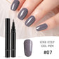💥【50% OFF】🔥 3-in-1 One Step Gel Pen Set | Geen Primer/Topcoat Nodig | LED/UV Uitharding in 60 Seconden | 18 Kleuren, 15-30 Dagen Houdbaar | Incl. 2 Gel Pennen + Draagbare UV Lamp | Salonkwaliteit Thuis 💅