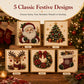 💥【LIMITED TIME 50% OFF】🔥 Kerst Diamantschilderij Set | 5 Klassieke Ontwerpen (Kerstman/Boom/Rendier/Krans/Sok) | 3D Reliëfparels | Inclusief Gouden Lijst | Met Plaatsingspen + Sorteerbakje | Perfect voor Ouder & Kind