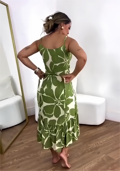 🏖️Zomerse Uitverkoop 50% UIT🌼Tuniekjurk met Gerimpelde Print voor Dames