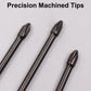 65mm Single Head Hexagon Shank Screwdriver Bits - 10 PCS Set