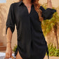 🔥2025 NEW SALES - 50% OFF🔥Summer Sexy Drawstring Solid Color V-Neck Top for Women