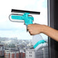 4 in 1 Multi-Function Glass Cleaner - Wiper, squeegee, brush and sprayer in one unit!