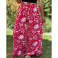 🍃Dames Bedrukte Wijde Broek