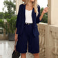💕Elegante linnen shorts en blazerset voor dames