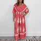 Jumpsuit met wijde pijpen en V-hals voor dames
