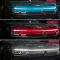 🌞Fris De Lente In Met 50% Korting!✨LED Auto Motorkap Verlichting – Dynamische Scan Start, Waterdicht, Universeel 12V, Auto Decoratie Kit