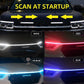 🌞Fris De Lente In Met 50% Korting!✨LED Auto Motorkap Verlichting – Dynamische Scan Start, Waterdicht, Universeel 12V, Auto Decoratie Kit